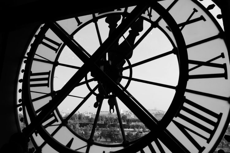 brown tower clock